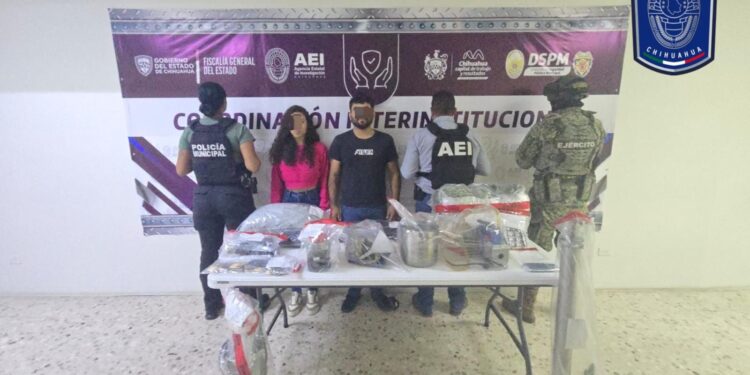Caen dos personas con marihuana y cartuchos en la colonia La Junta