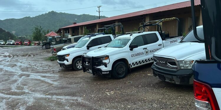 Realizan AEI, DEFENSA, SSPE y GN operativos conjuntos en Moris