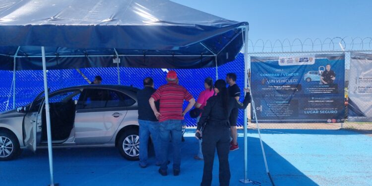 Cuenta Policía Municipal con módulo de compraventa segura de automóviles
