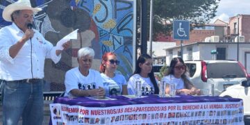 Familiares de desaparecidos protestan por impunidad en Chihuahua