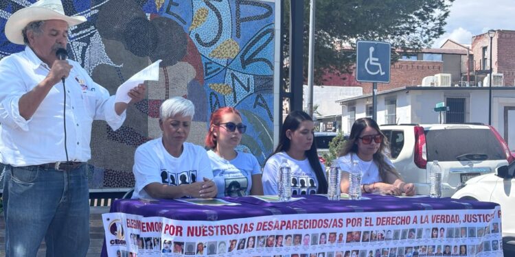 Familiares de desaparecidos protestan por impunidad en Chihuahua
