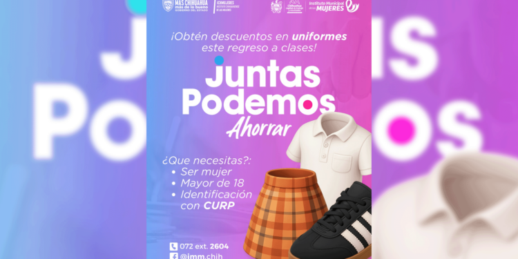 Ofrecen descuentos en uniformes y calzado con tarjeta “Juntas Podemos Ahorrar”