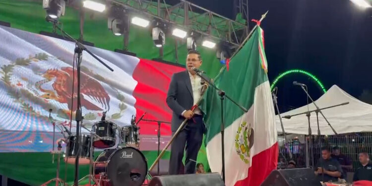 Rafael Loera encabeza grito de independencia en La Concordia