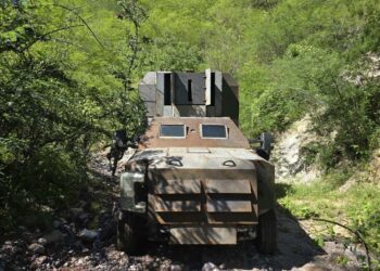 Aseguran vehículo con blindaje artesanal conocido como “monstruo” en Moris