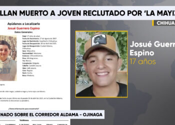 Encuentran sin vida a joven reclutado por grupo criminal