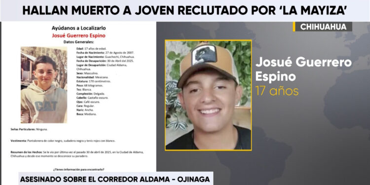 Encuentran sin vida a joven reclutado por grupo criminal
