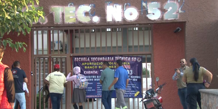 Realizan nuevo operativo en la Sec. Técnica 52 por rumores de un nuevo ataque
