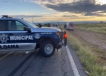 Mujer muere atropellada en la carretera Aldama–Ojinaga