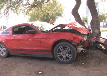 Accidente en Delicias involucró a presuntos militares