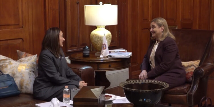 Gobernadora se reúne con presidenta del Tribunal Superior de Justicia