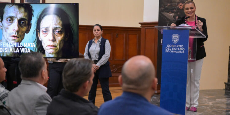 Presentan estrategia contra el fentanilo en Chihuahua