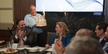 Celebra Maru Campos su cumpleaños en Palacio de Gobierno