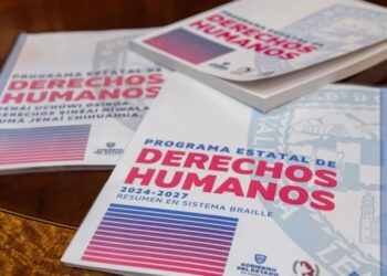 Presentan Programa Estatal de Derechos Humanos en braille y rarámuri