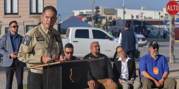 Operativo de seguridad por desfile del 15 de septiembre en Chihuahua