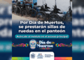 Préstamo de sillas de ruedas en panteón municipal