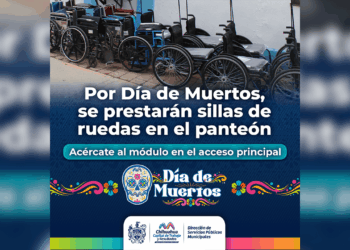 Préstamo de sillas de ruedas en panteón municipal