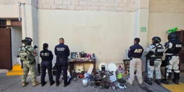 Aseguran objetos prohibidos en el CERESO No. 1 de Aquiles Serdán