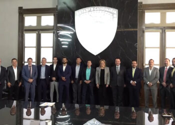 Gobernadora Maru Campos se reúne con líder nacional de Coparmex