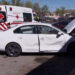 Fuerte choque deja a mujer de la tercera edad lesionada en el norte de la ciudad
