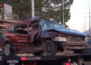 Triple choque deja tres heridos en el sur de la ciudad