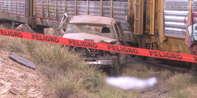 Mujer muere tras ser impactada por el tren en Estación Saucillo