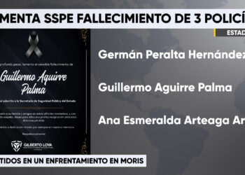 Luto en la SSPE por agentes fallecidos en Moris
