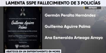 Luto en la SSPE por agentes fallecidos en Moris