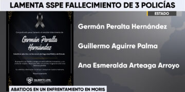 Lamenta secretario de Seguridad la muerte de tres agentes en Moris