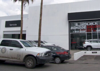 Catean agencia de autos en Chihuahua por robo de vehículos