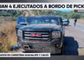 Hallan a cuatro hombres sin vida en carretera Parral–Guadalupe y Calvo