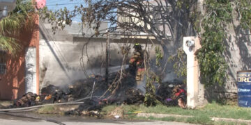 Incendio en casa utilizada como “picadero” en Delicias