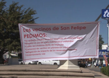 Vecinos protestan por crecimiento descontrolado en San Felipe