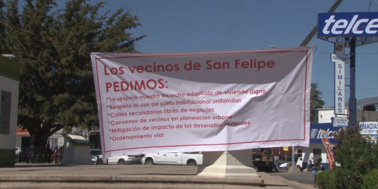 Vecinos protestan por crecimiento descontrolado en San Felipe