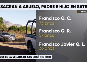 Asesinan a tres integrantes de una familia en Satevó