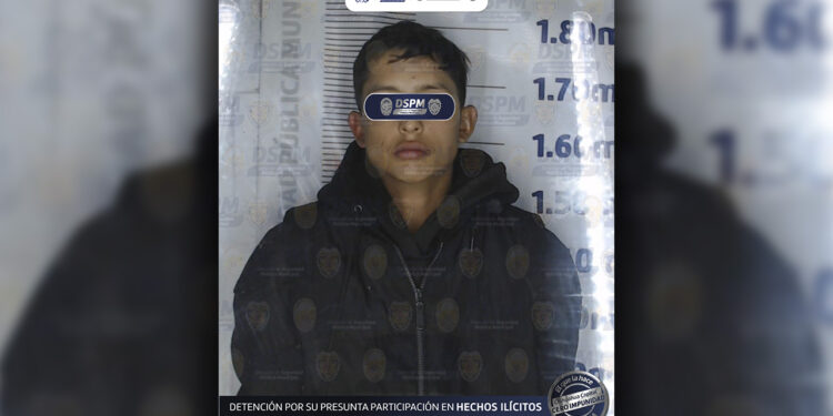 Detienen a probable responsable de  robo a local comercial en Villas del Real