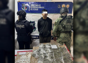 Arresta SSPE a sujeto con 65 envoltorios de droga en Guachochi