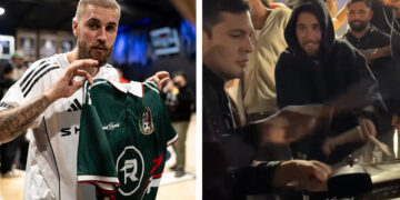 Captan a ‘Justin Bieber’ tocando la tarola al ritmo sinaloense y presumiendo una playera de México