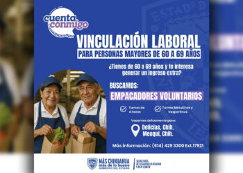 Abren nuevas vacantes laborales para personas adultas mayores en Delicias y Meoqui