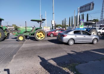 Productores de la región centro-sur protestan en Delicias