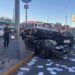Accidente entre camión y automóvil deja un lesionado en la avenida Tecnológico