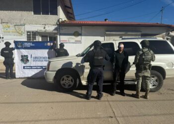 Detiene SSPE a sujeto tras persecución aérea en Guachochi