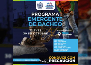 Bacheo emergente este 30 de octubre en varias colonias