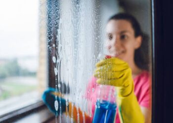 Limpieza casera para vidrios y espejos