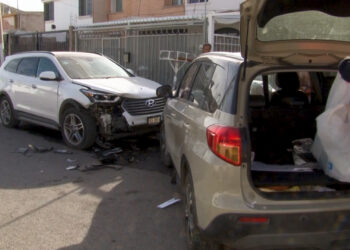 Mujer resulta lesionada tras choque en Infonavit Nacional