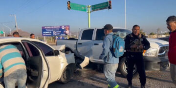 Choque involucra escolta del secretario de seguridad estatal