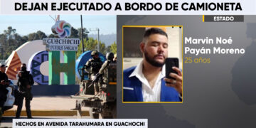 Hallan sin vida a un joven dentro de una camioneta en Guachochi
