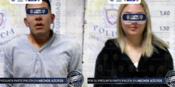 Detienen a pareja acusada de asaltar a chofer de DIDI