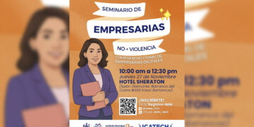 Invitan al Seminario de Empresarias “No + Violencia”