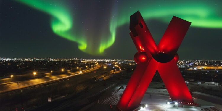 Auroras boreales iluminan el cielo chihuahuense por tormenta solar