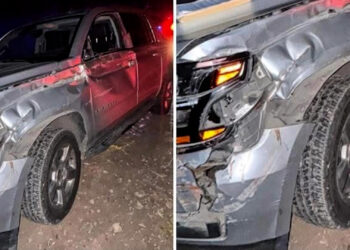 Senador Mario Vázquez resulta ileso tras accidente en carretera